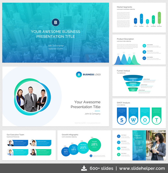 Classy-business-presentation-template-ppt-blue